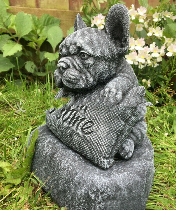 Welcome Dog Pillow Resin Ornament, Cartoon Watchdog Home Decor Craft