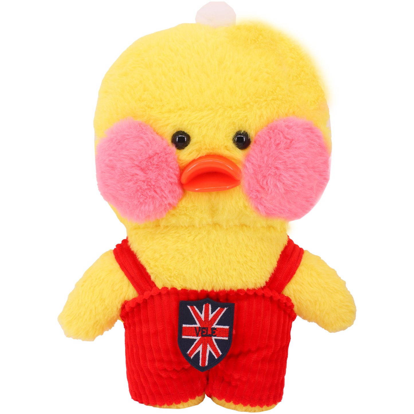 30cm Plush Yellow Duck Doll Clothes – Hyaluronic Acid Duck Suspender Overalls (Clothes Only)