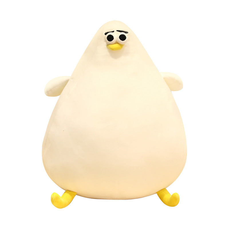 Kawaii Cartoon Chicken Plush Toy – Soft Down-Cotton Stuffed Doll (26–85 cm)