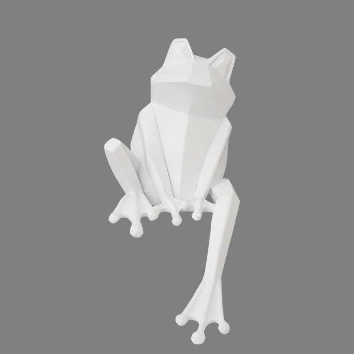Geometric Style: Northern Europe Origami Resin Frog Animal Ornament ($\mathbf{20\text{cm}}$).