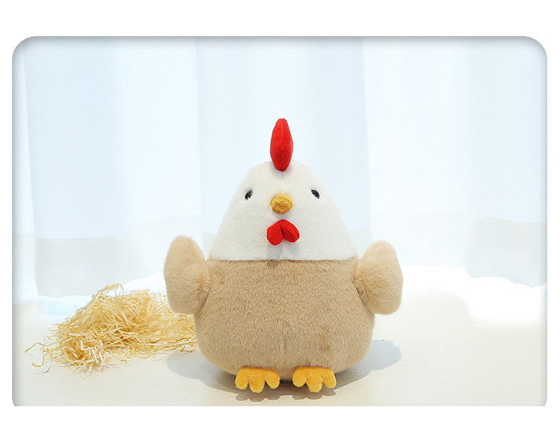 Plush Stuffed Chicken Doll – Cute Soft Ragdoll Style