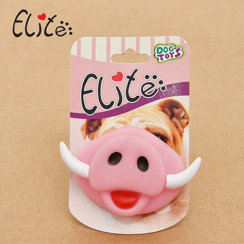 Funny Festival Fun: Non-Toxic Enamel Dog Sounding Toy (Pacifier/Beak Design, Soft & Bite-Resistant).