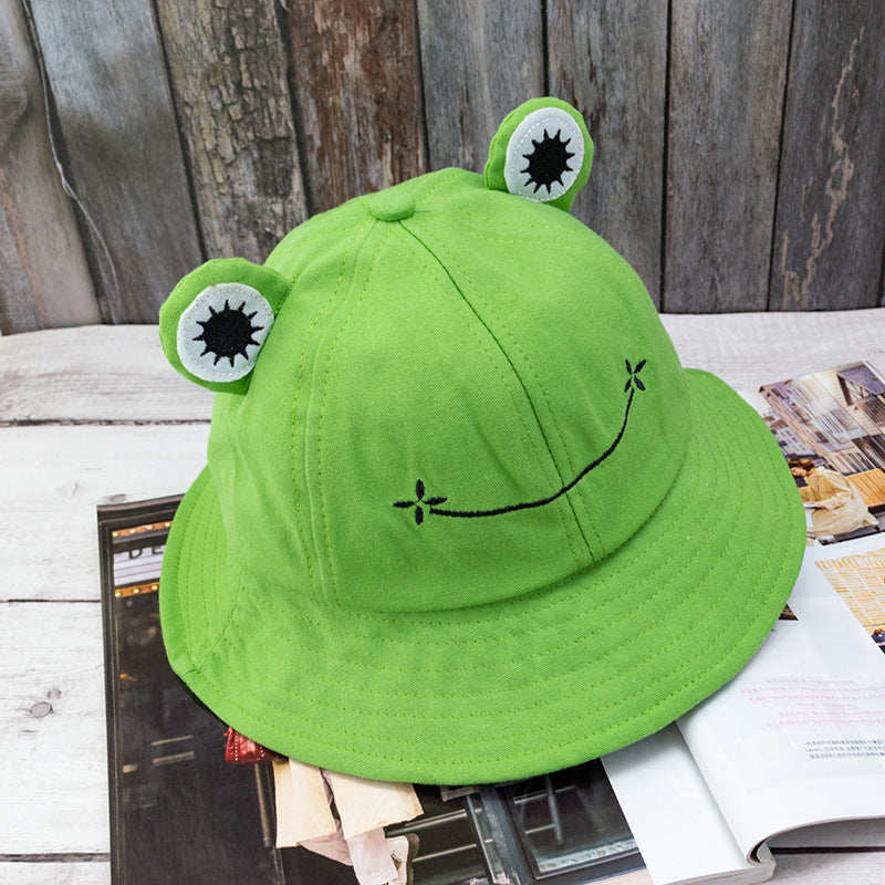 Sweet & Lovely: Women's Embroidered Cotton Fisherman Hat ($\mathbf{56-58\text{cm}}$).
