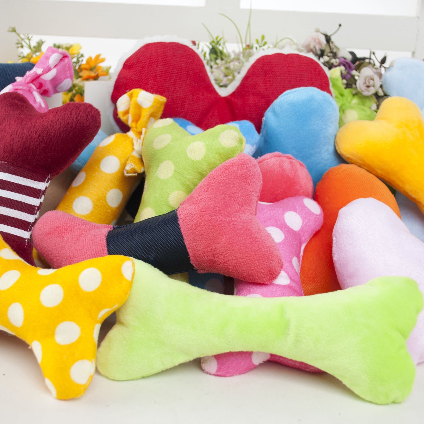 Cozy Comfort: Plush Dog Toy Pillow (Sized for Small, Medium, and Large Breeds).