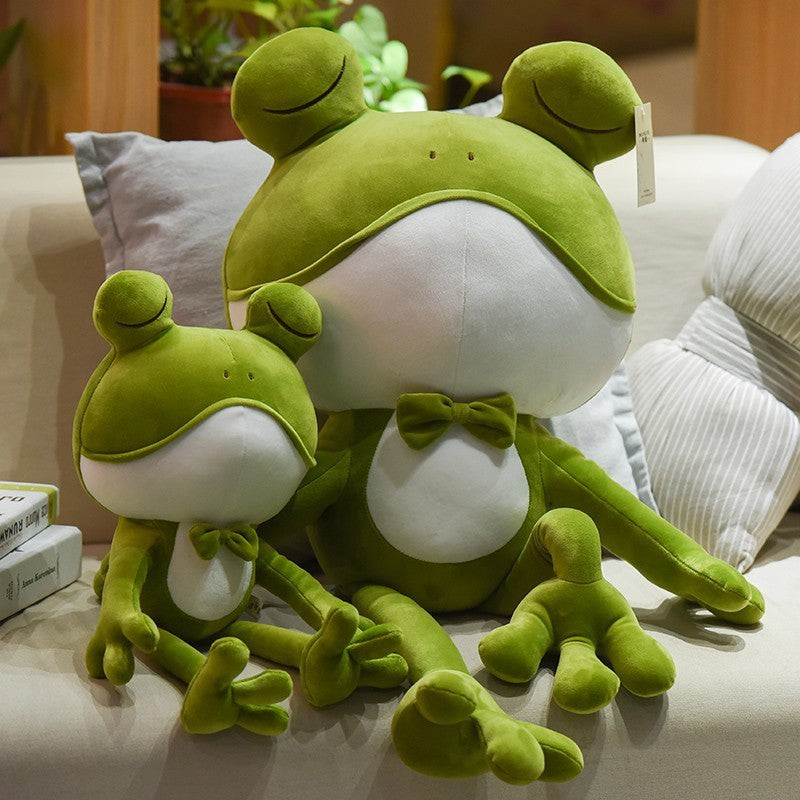 Soft Frog Plush Toy Doll – Super Cute Oversized Plush Pillow for Kids