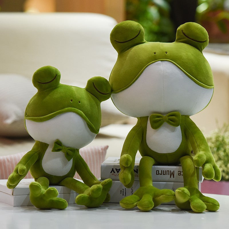 Unbelievably Soft: Super Cute Frog Plush Toy Doll / Pillow (Under $\mathbf{14}$ Years).