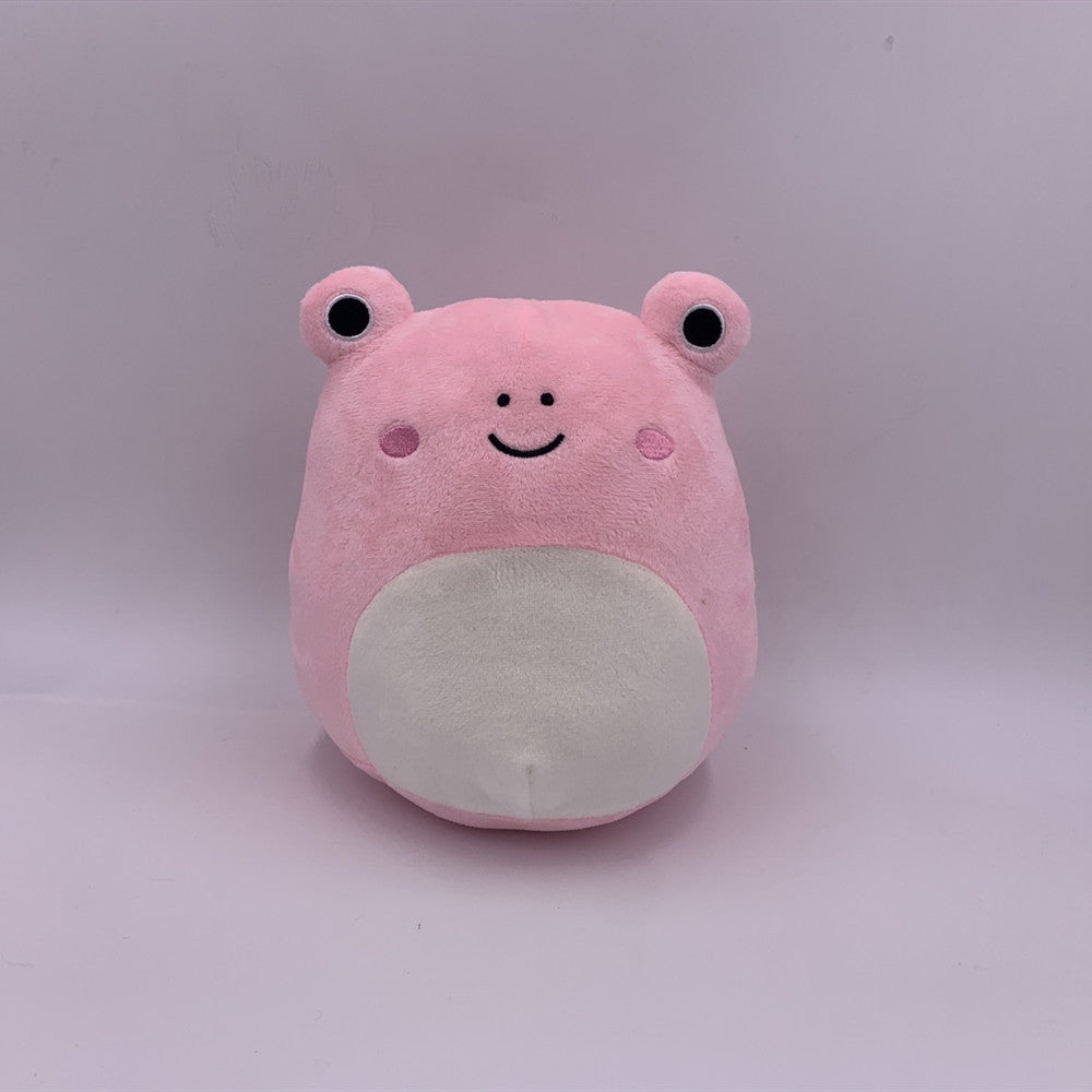 Plush Cute Colorful Frog Pillow – Soft Short Plush Toy Gift (20 cm)