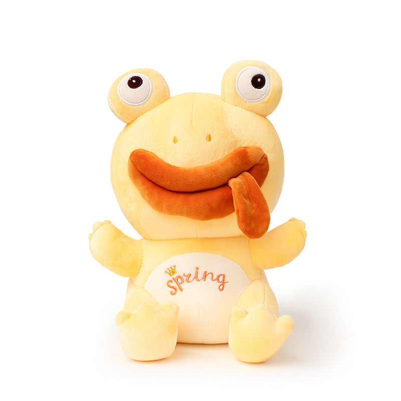 Unconventionally Cute: Funny Lonely Frog Ugly Plush Doll / Sleeping Pillow ($\mathbf{30-40\text{cm}}$).