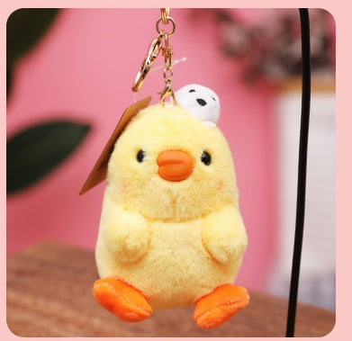 Cute Cute Chicken Groundhog Pendant Plush Toy