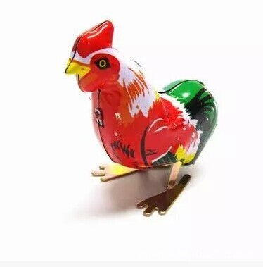 Nostalgic Fun: Children's Wind-up Tin Metal Leap Frog Toy and Collectibles ($\mathbf{7-14}$ Years).