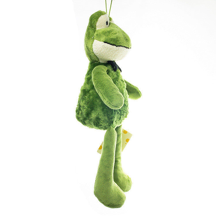 Enchanting Comfort: $\mathbf{40\text{cm}}$ Plush Widow Frog Prince Doll with Snowflake Detail.