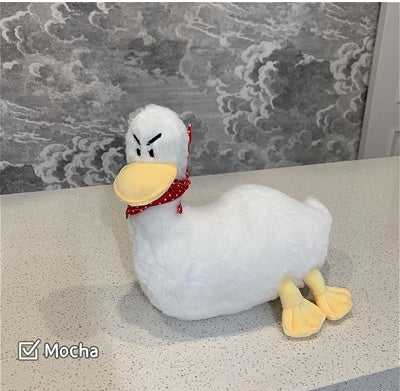 INS Net-Red Girl Heart Funny Duck Plush Toy – Ugly-Cute Duck Sofa Pillow Gift