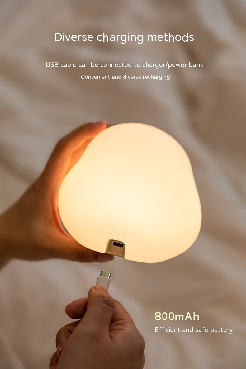 Touch-Activated Comfort: Cute Duck Silicone LED Night Lamp with Timer & $\mathbf{2}$ Brightness Levels.