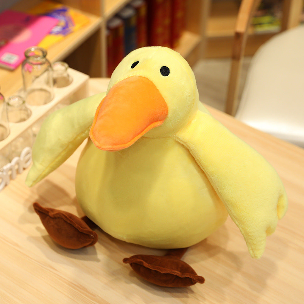 Cute Net-Red Duck Plush Doll – Super Soft Short-Plush Stuffed Toy
