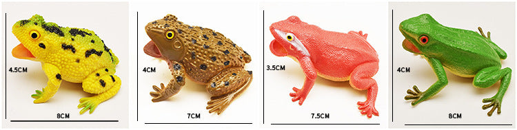 Realistic Fun: Simulation Calling Frog Animal Model Toy ($\mathbf{4}$ Colors).
