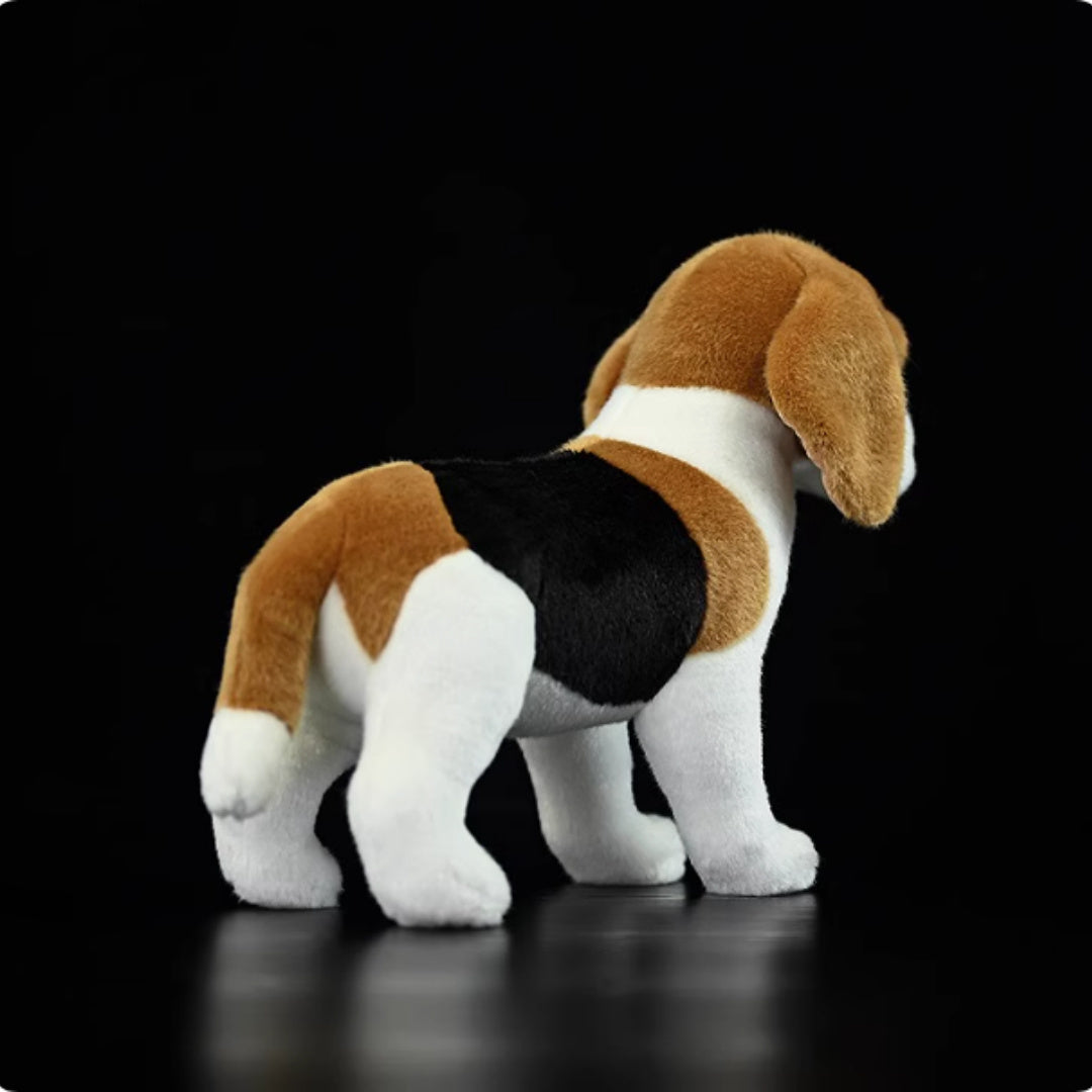 Lifelike Cuddles: Beagle Dog Doll Simulation Plush Toy ($\mathbf{29\text{cm}}$).