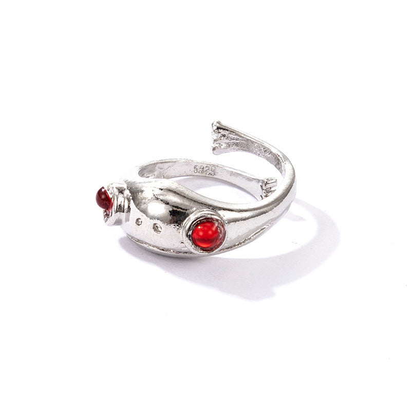 Wild Style: Creative Cute Little Frog Animal Ring (Adjustable, European & American Style).