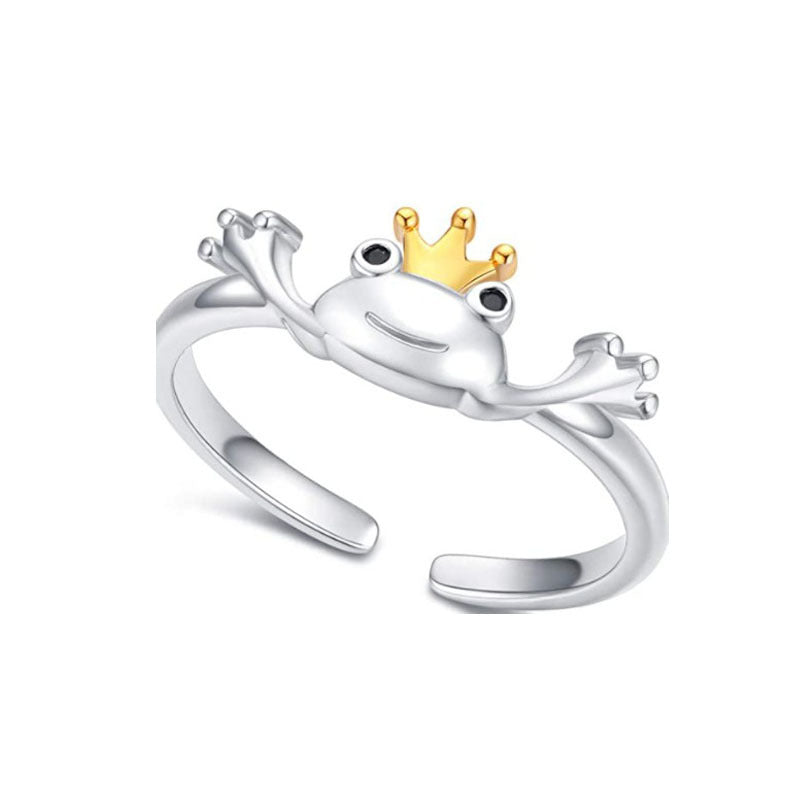 Fashion Must-Have: New Vintage Frog Crown Alloy Adjustable Ring (Unisex).