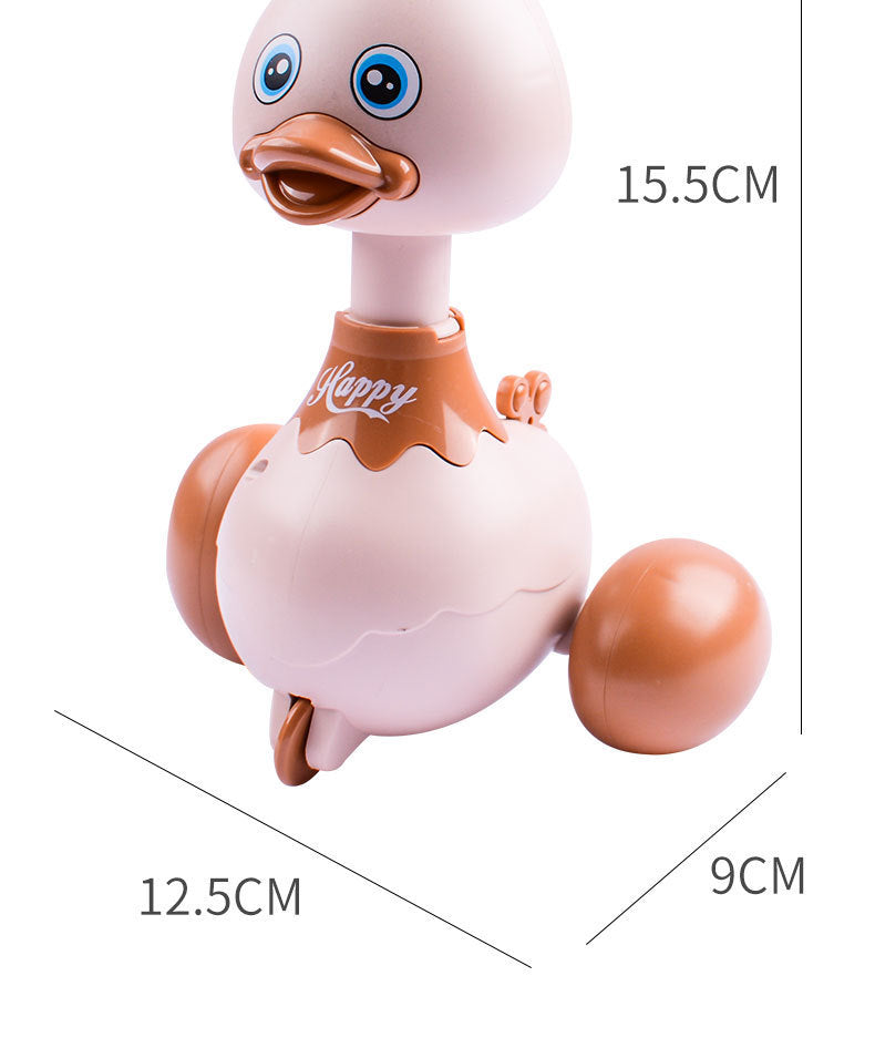 Press & Shake Duck Motorcycle Toy – Return-Force Action Duck Rider for Kids
