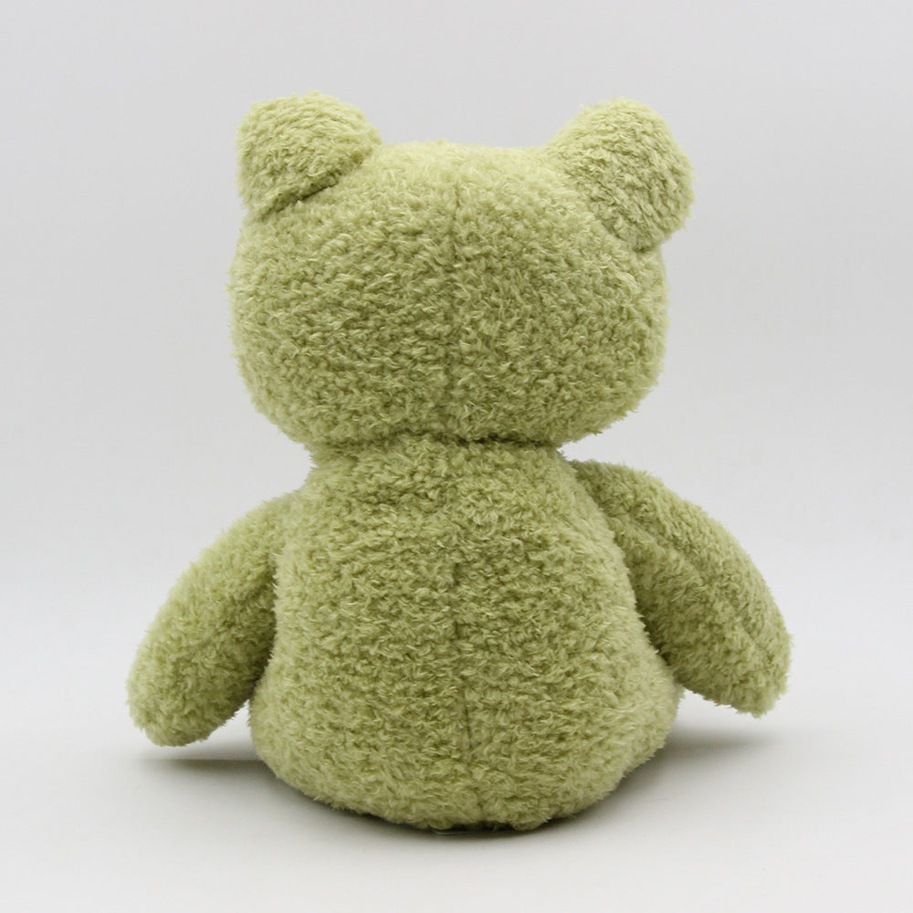 Lonely but Loved: Cute Green Little Frog Plush Doll for Teenagers ($\mathbf{23\text{cm}}$).