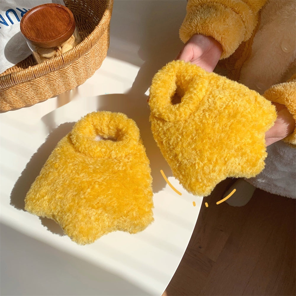 Cozy Steps: Cute Duck Paw Full Pack Indoor Cotton Slippers (Warm & Non-Slip).