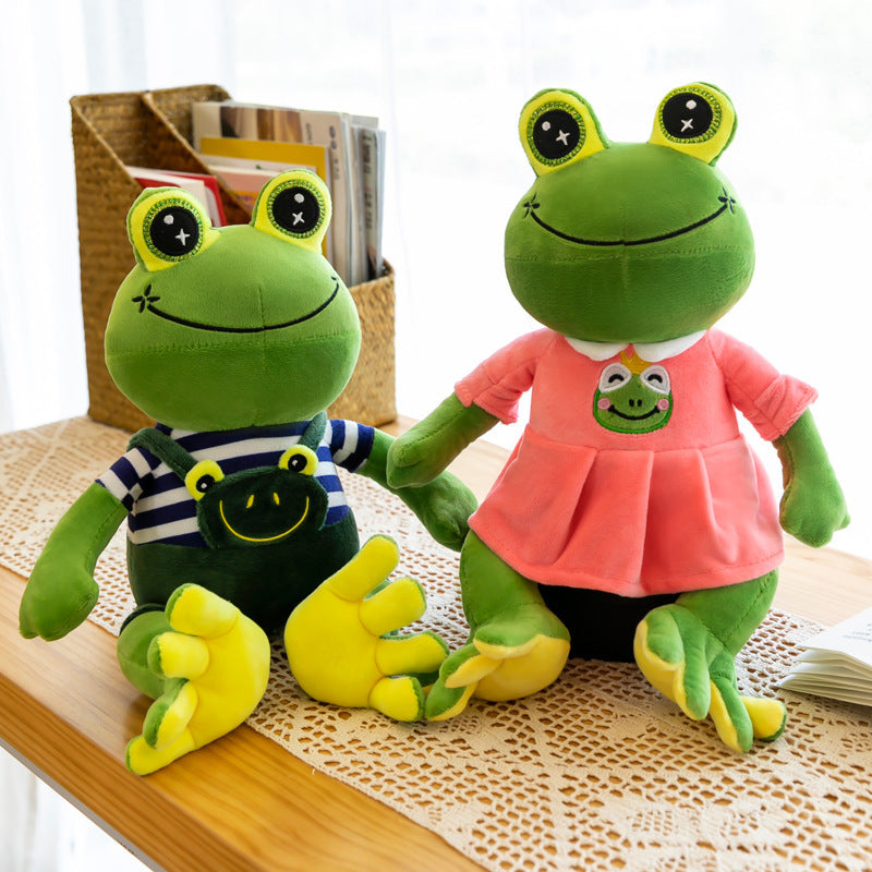 Perfect Gift: Creative Stuffed Frog Plush Doll for Children's Day ($\mathbf{30-50\text{cm}}$).