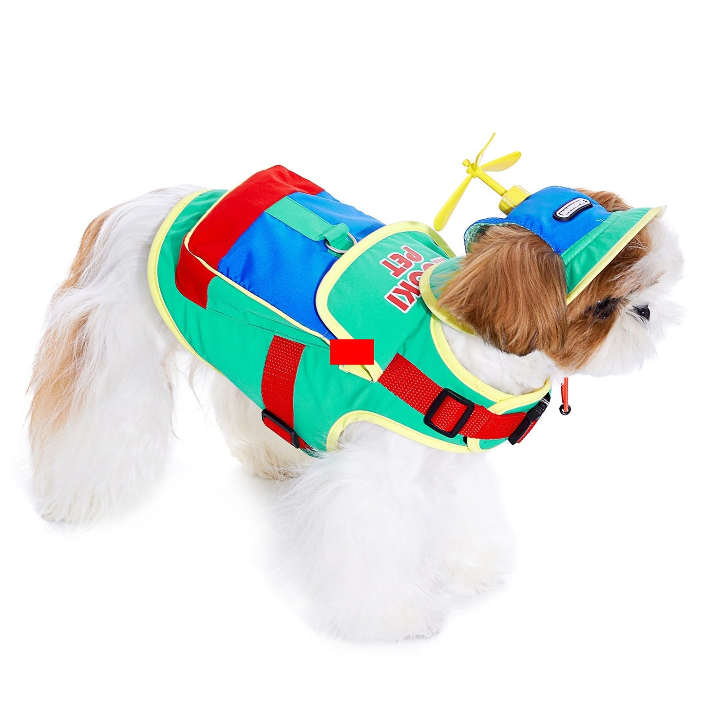 Open-Ear Sun-Proof Fisherman Hat for Dogs, Lightweight Polyester Hat for Yorkshire, Bichon & Small Breeds