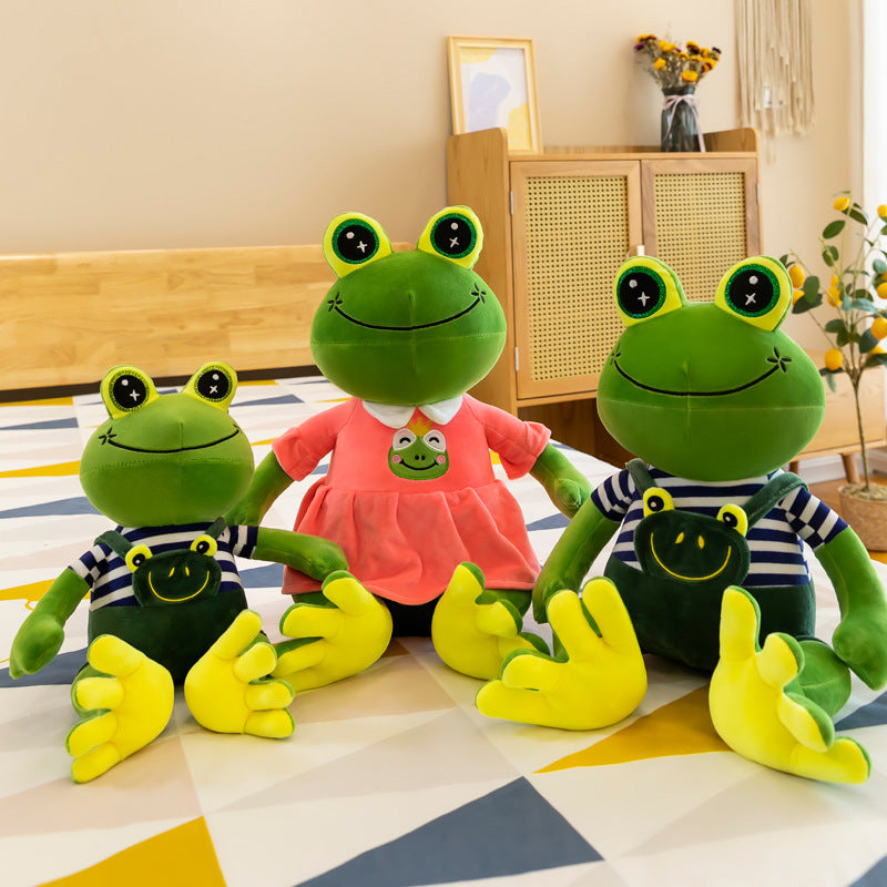 Perfect Gift: Creative Stuffed Frog Plush Doll for Children's Day ($\mathbf{30-50\text{cm}}$).