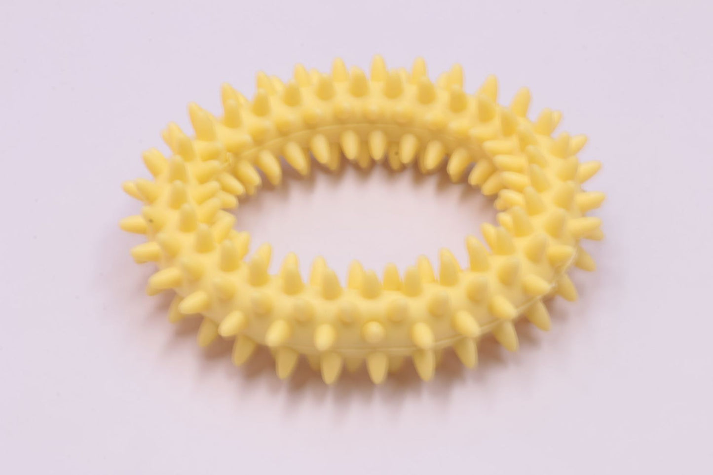 TPR Spiky Circle Dog Chew Ring, Bite-Training Molar Toy & Teeth-Cleaning Pet Supply