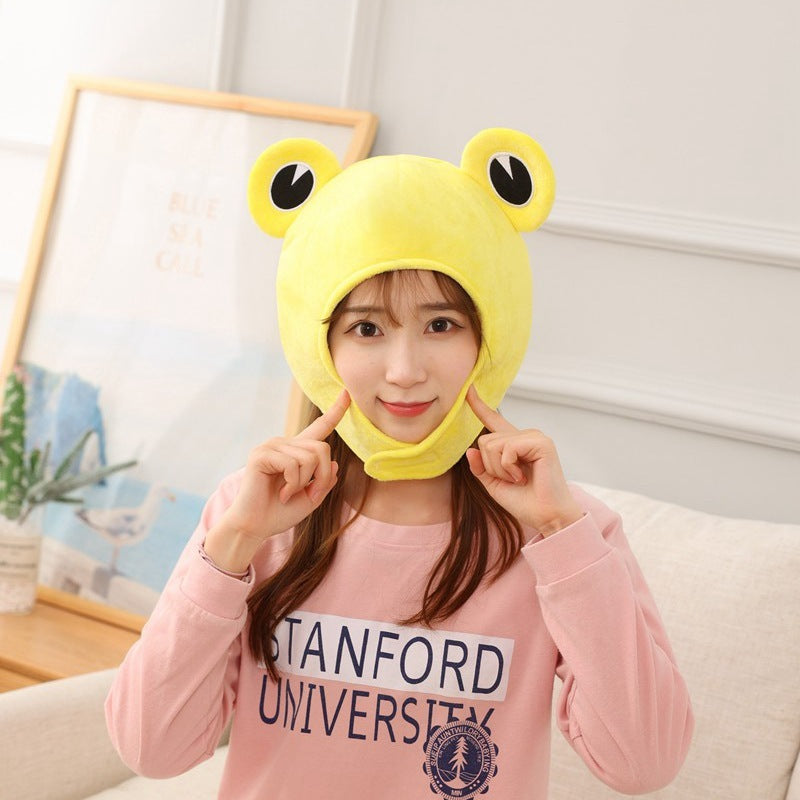 Showstopper Prop: New Big Ears Frog Headgear Hat for Performance and Photos.