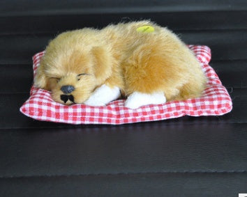 Quiet Comfort: Lovely Simulation Dog Plush Doll with Sound (Sleep Toy, $\mathbf{14\text{cm}}$).