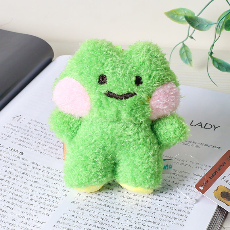 Tiny Treasures: Cute Bread Animal Plush Wallet/Pendant Keychains ($\mathbf{9-11\text{cm}}$).