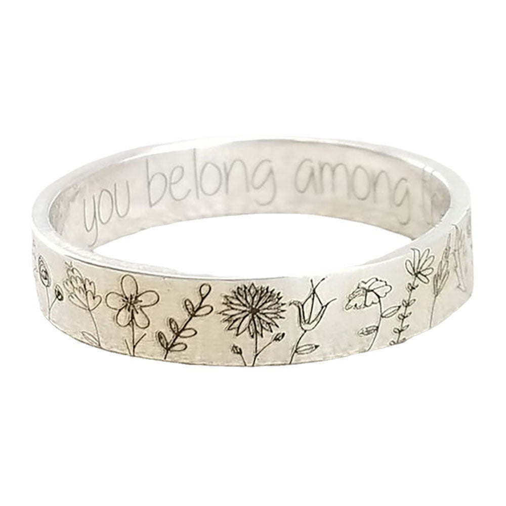 Edgy Elegance: Thai Silver Frog Retro Gothic Hug Ring Set (Plated Alloy).