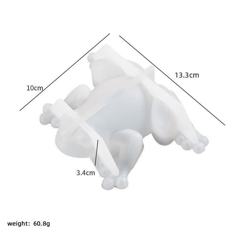 DIY Crafting: Modern Silicone Small Animal Mold for Frog, Lizard, and Snail Ornaments.