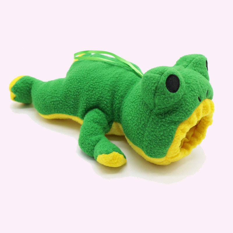 Cozy & Cute: Fashion Frog Bottle Set Plush Toy Insulation Sleeve ($\mathbf{22\text{cm}}$).