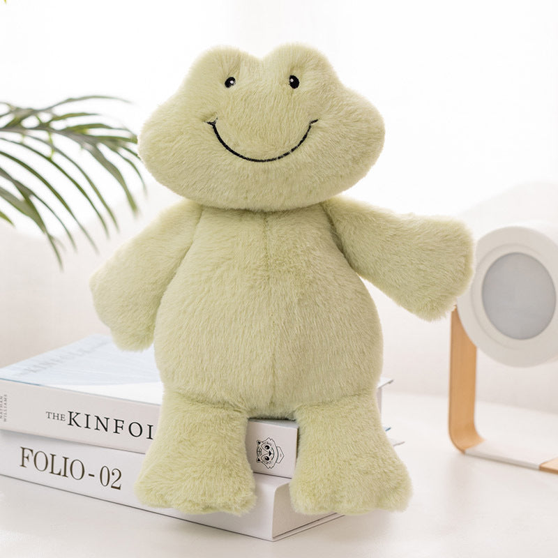 Huggable Friends: Cute Big White Duck, Frog, or Puppy Plush Toy Pillow ($\mathbf{4-6}$ Years).