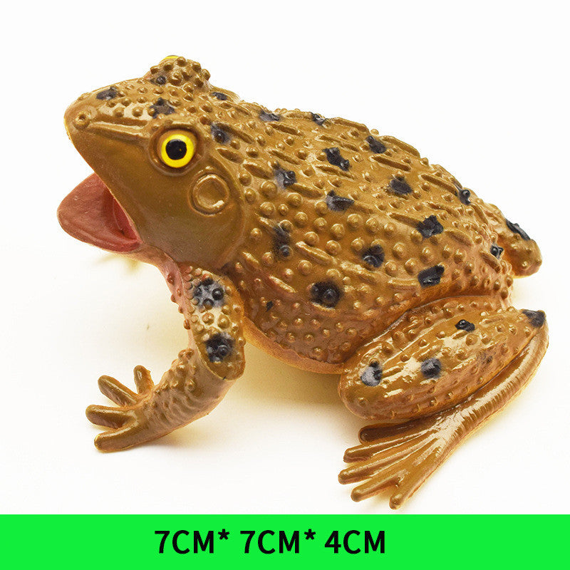 Realistic Fun: Simulation Calling Frog Animal Model Toy ($\mathbf{4}$ Colors).