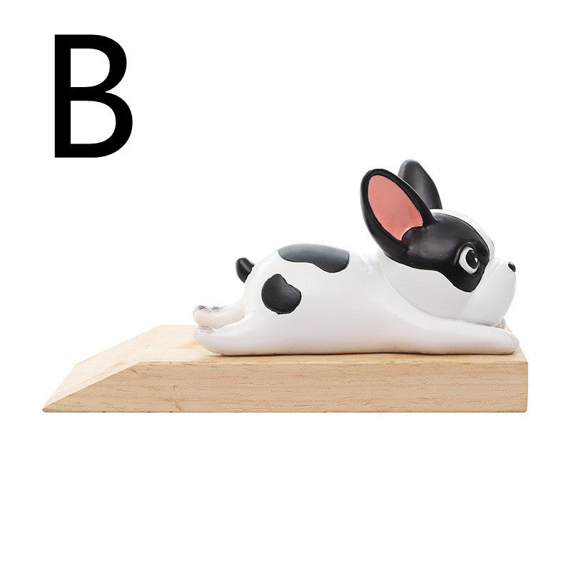 Resin Dog Creative Door Stop Ornament, Simple & Stylish Home Accessory