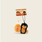 Sausage Plush Dog Bag Pendant Keychain, Cute Cartoon Plush Accessory