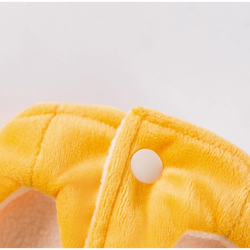 Autumn & Winter Onsen Fish Pet Costume, Funny Hat & Vest Cotton-Padded Suit for Dogs