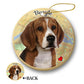 Sleeping Angel Dog Car Pendant, Acrylic Hanging Ornament for Cars, Doors & Home Displays