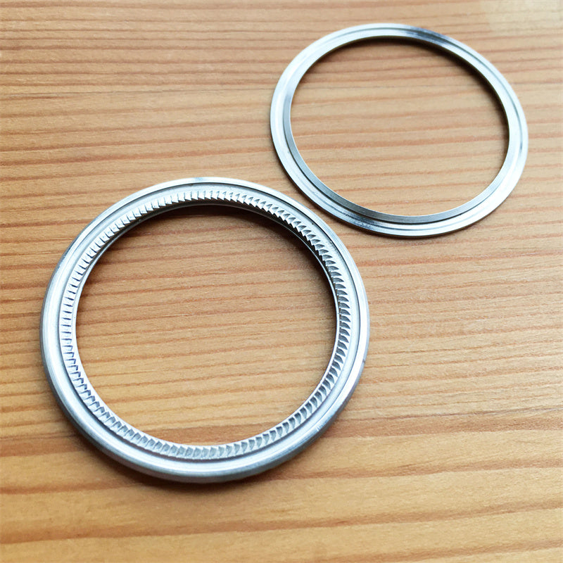 Fine Steel Dog-Tooth Ring Bottom Bracket Gasket, Steel Support Gasket for 40mm Mechanical Watches
