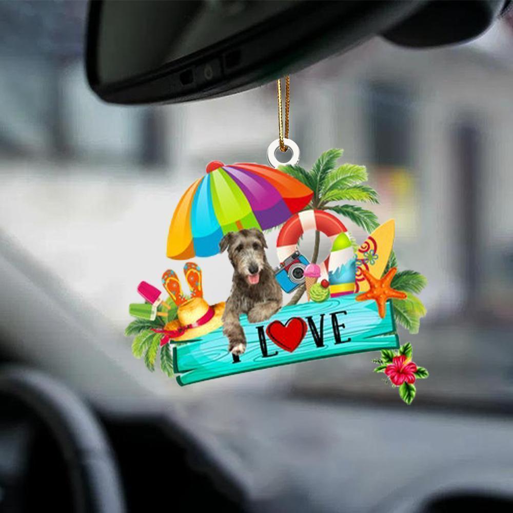 Sleeping Angel Dog Car Pendant, Acrylic Hanging Ornament for Cars, Doors & Home Displays