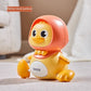 Interactive Fun: Electric Walking & Swinging Duck Mother and Baby Toy Set (Magnetic Connection).