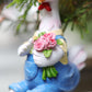 Pastoral Charm: Outdoor Garden Resin Chicken Ornaments (Reading Couples & Roses).