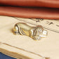 Pure Brass Zodiac Dog Desk Ornament, Lost-Wax Cast Tea Pet & Office Decoration