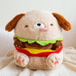 Fast Food Fun: Creative Hot Dog & Hamburger Dog Plush Doll/Pillow (Cotton, $\mathbf{23}$–$\mathbf{40\text{cm}}$).
