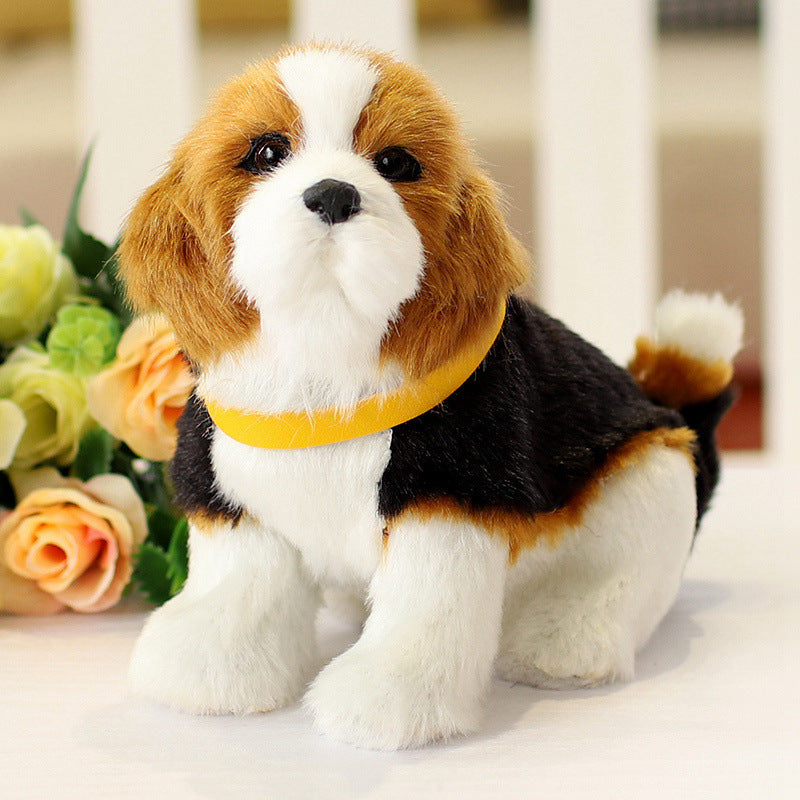 Best of Breeds: Simulated Animal Dog Plush Doll ($\mathbf{20\text{cm}}$, Labrador, Rottweiler, & More).
