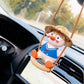 Swing Duck Car Pendant – Cute Hanging Duck Ornament with Aromatherapy Set