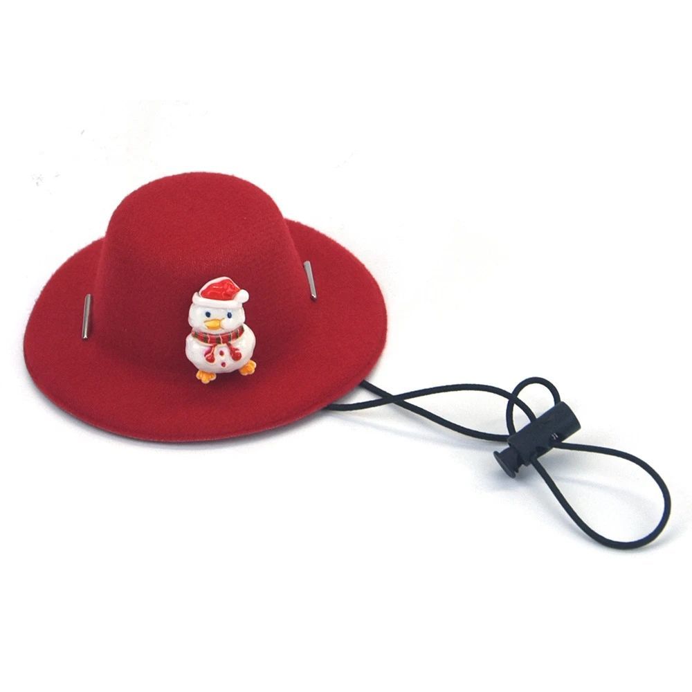 Pet Christmas Felt Hat, Soft Cute Holiday Cosplay Accessory for Dogs & Cats